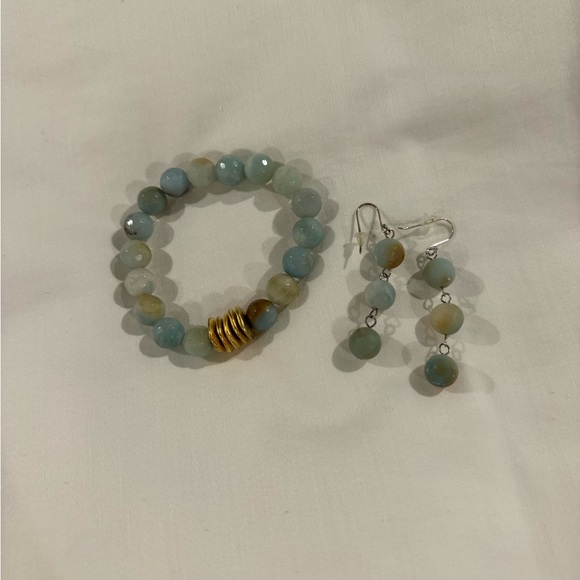 Fun Beaded Bracelet and Earring Set - Picture 1 of 1